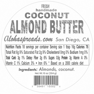 2 Coconut Almond Butter - Jar