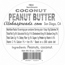 2 Coconut Peanut Butter - Tub